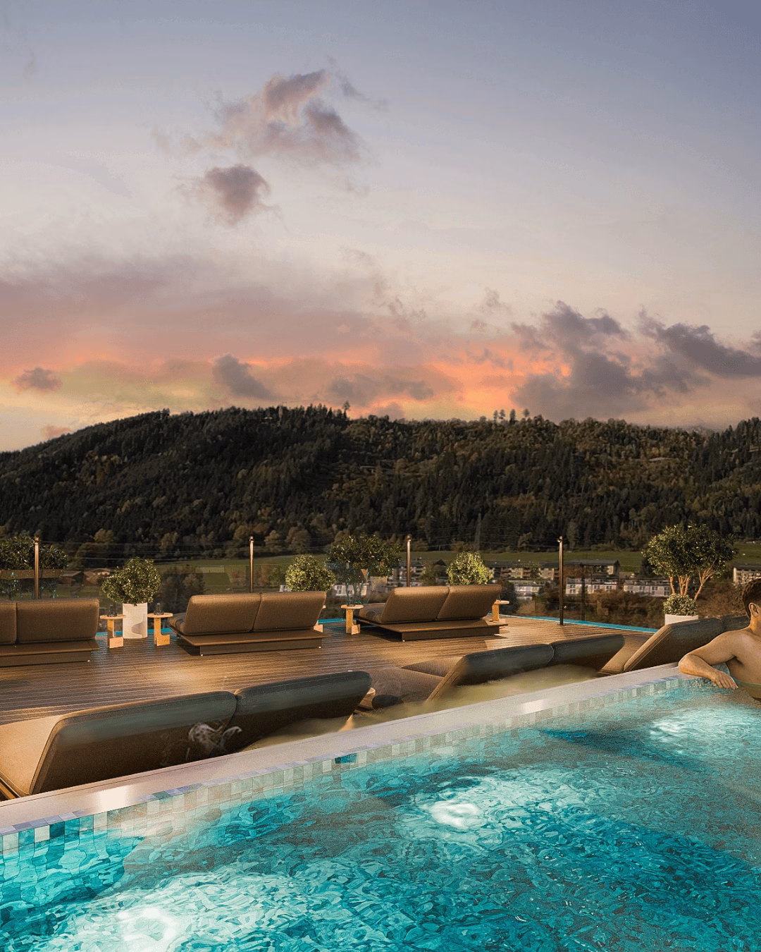 Pool nōa Schladming, Visualisierung © NOA Schladming