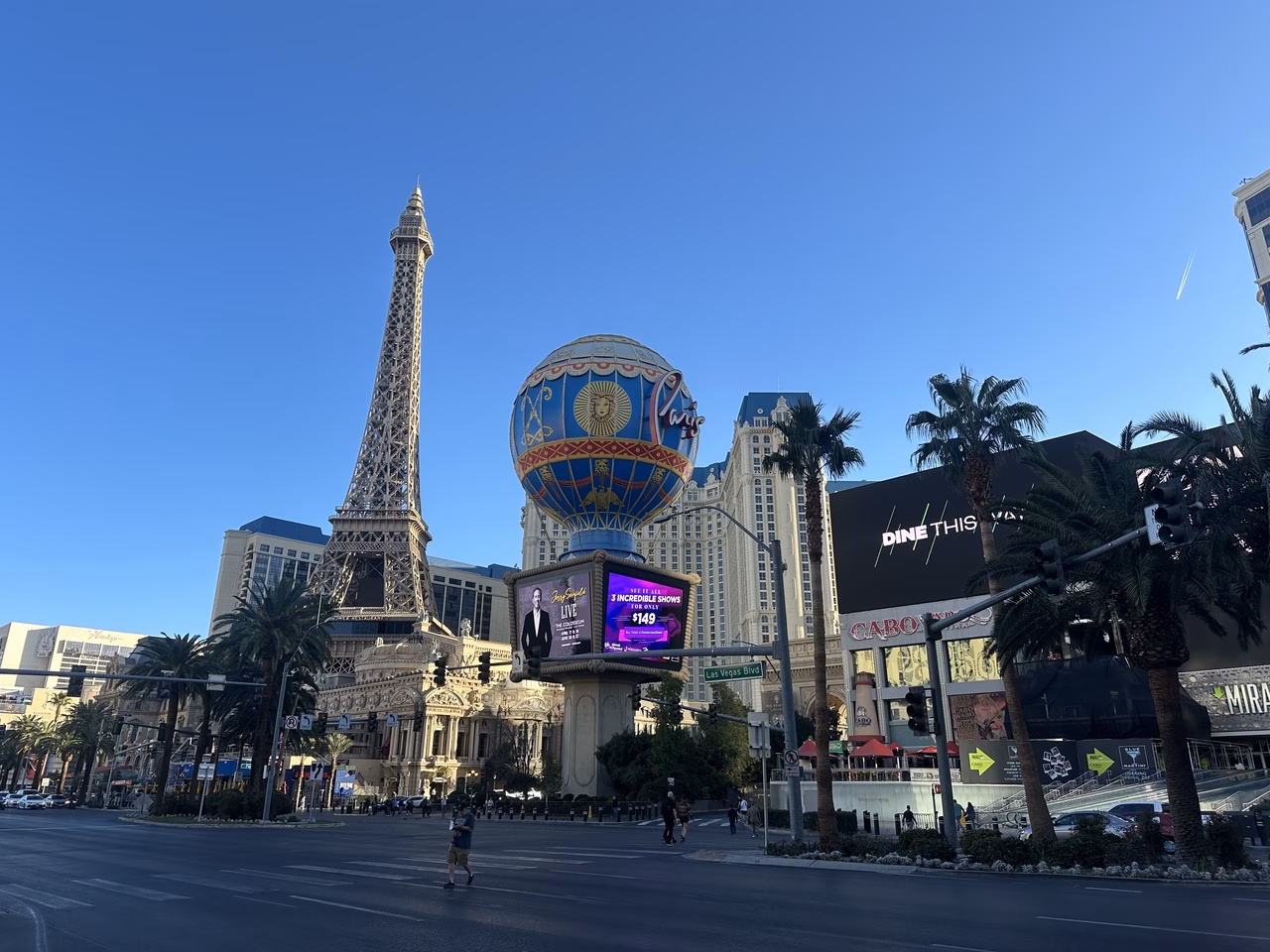 Frühmorgens am Strip