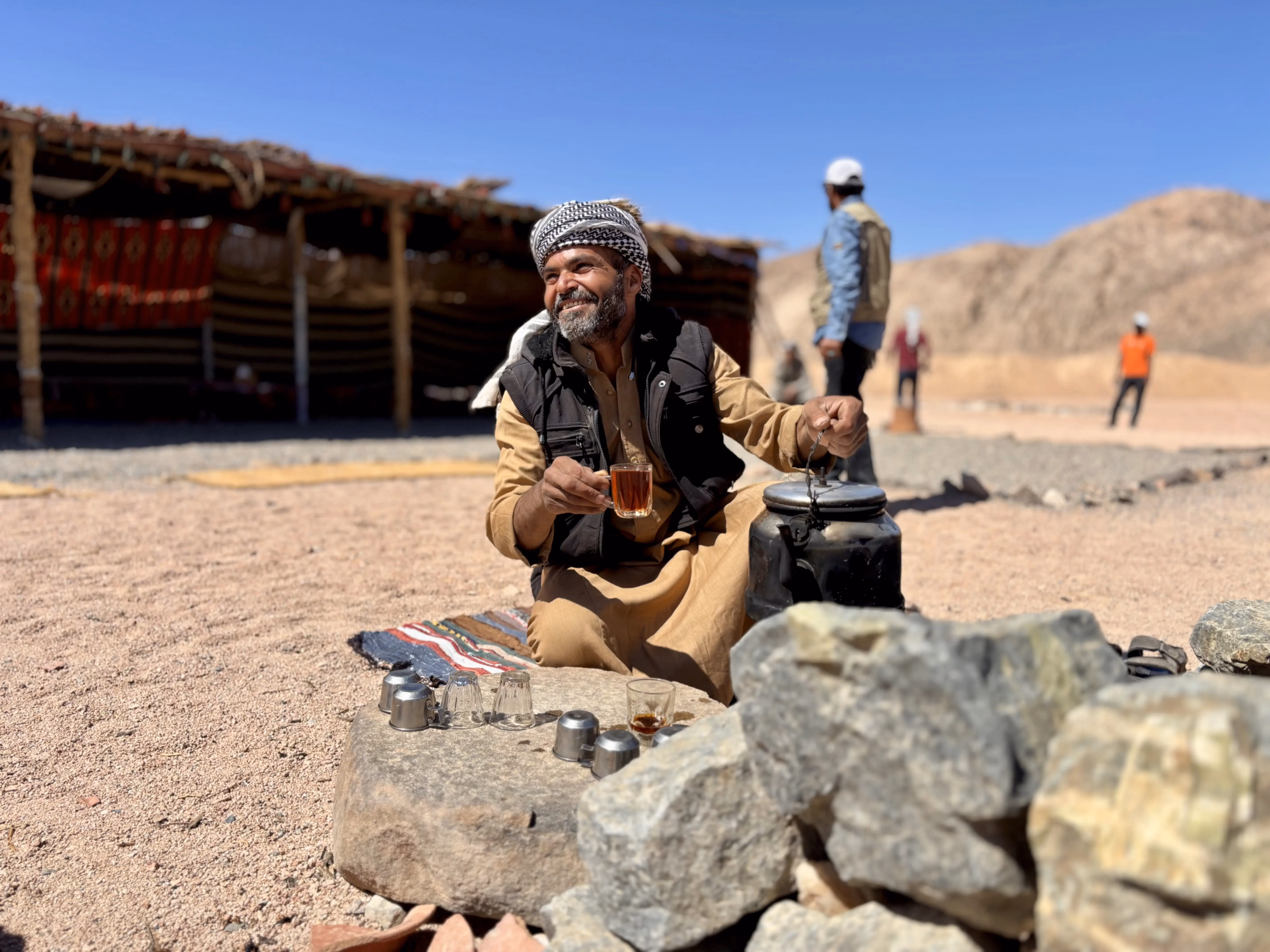In Mohammeds Beduinendorf Kaharaz Malki leben sechs Familien