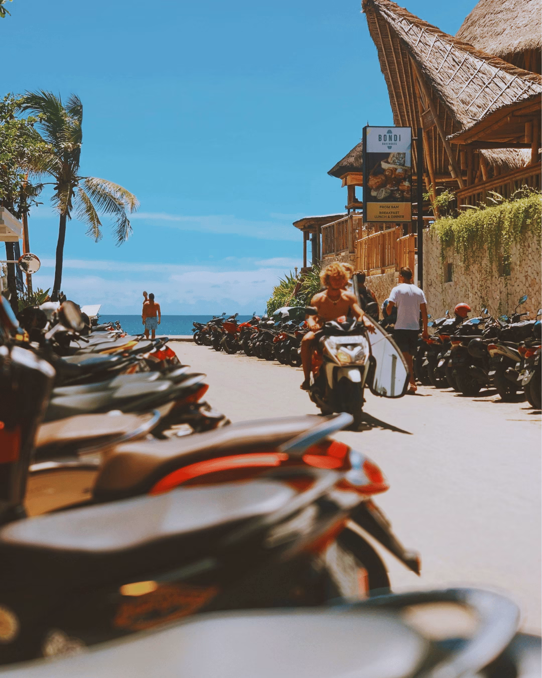 Roller auf Bali