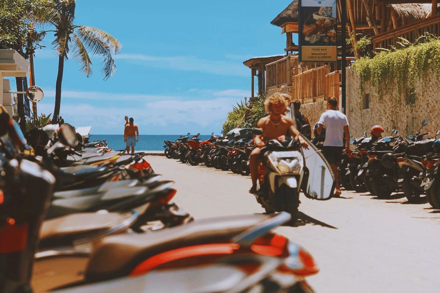 Roller auf Bali