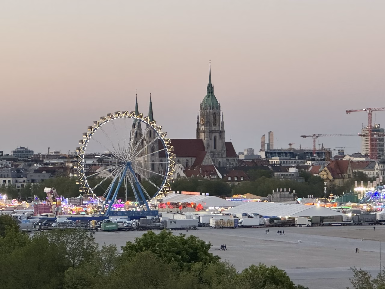 Aussicht Cocoon Theresienwiese