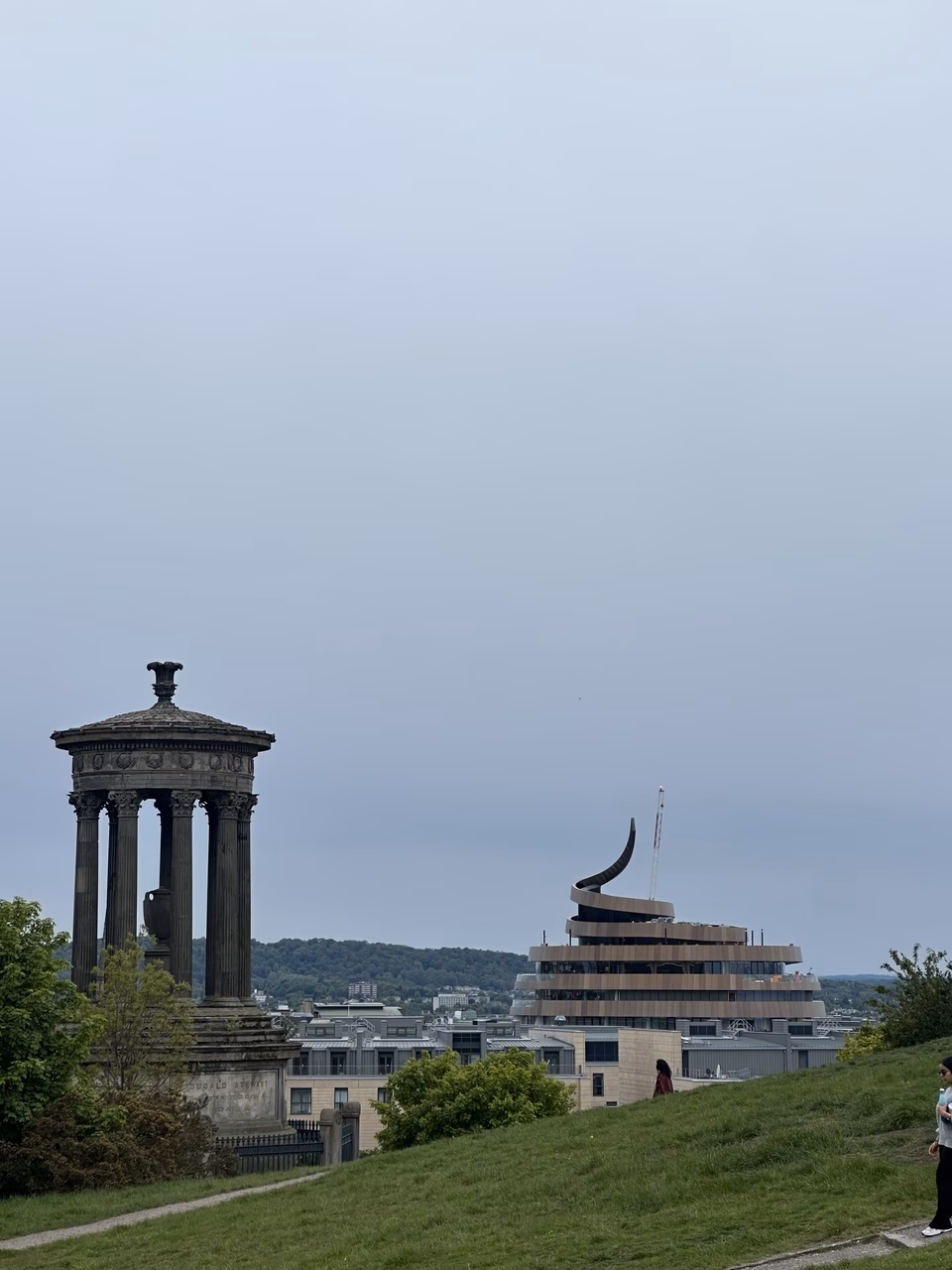 Blick von Calton Hill auf W Edinburgh