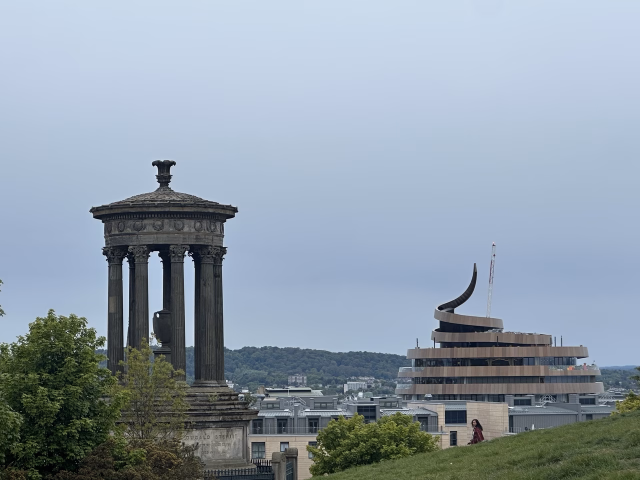 Blick von Calton Hill auf W Edinburgh