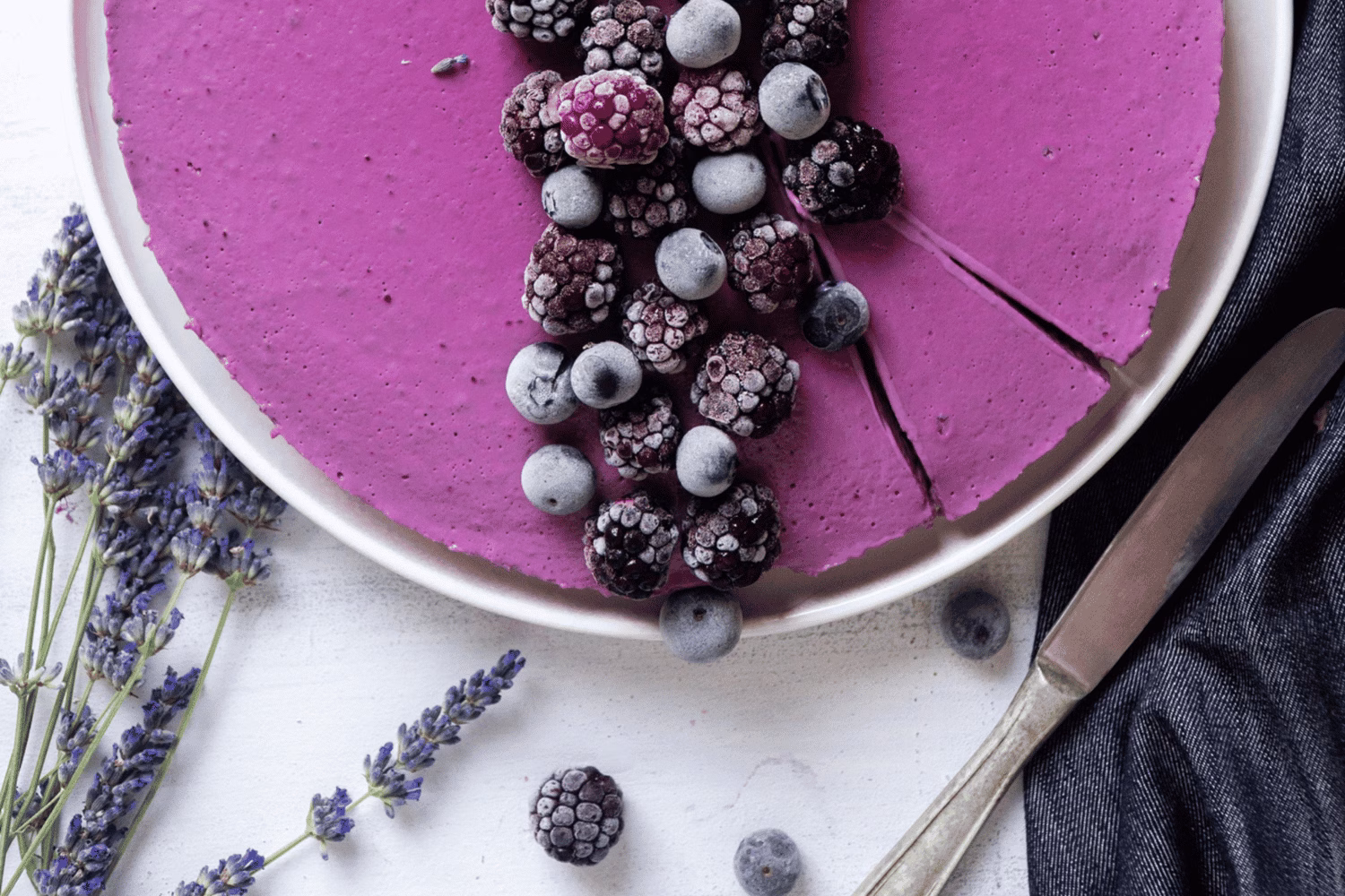 Violetter Kuchen