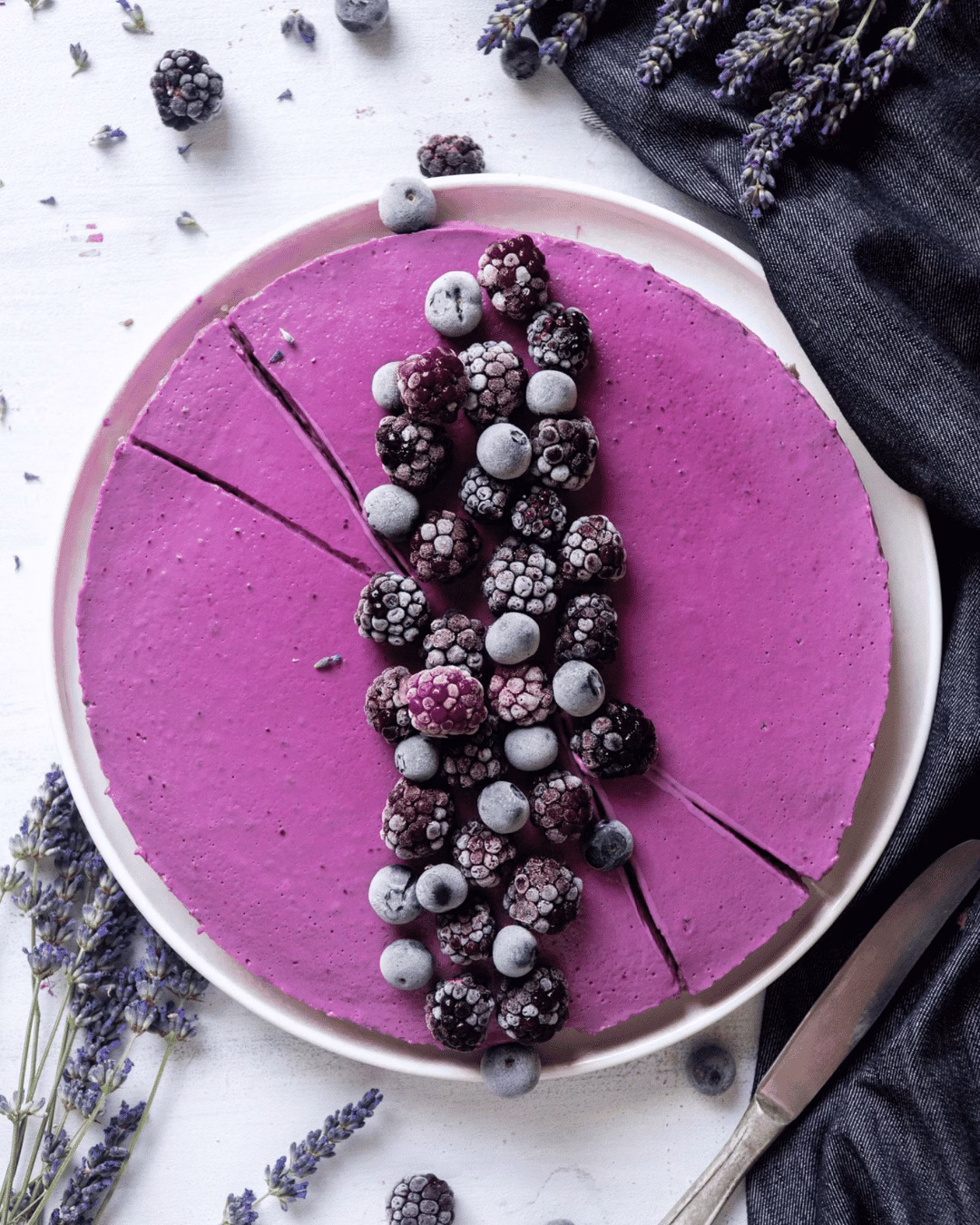 Violetter Kuchen