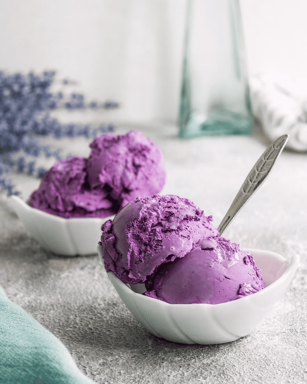 Violettes Eis