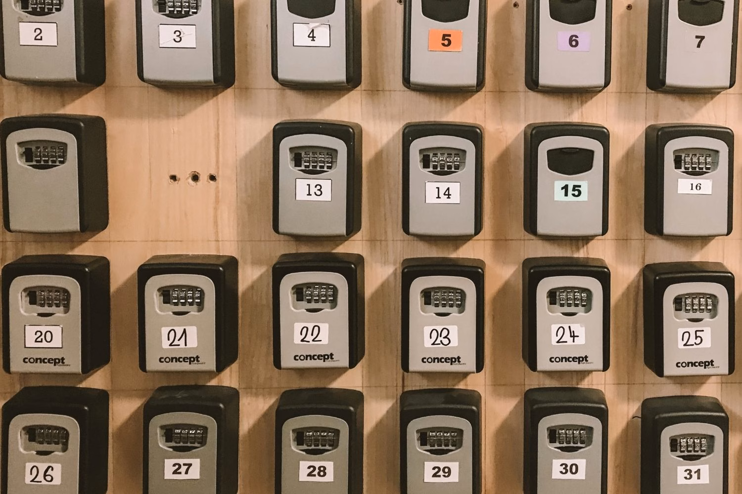 Schlüsselboxen Airbnb